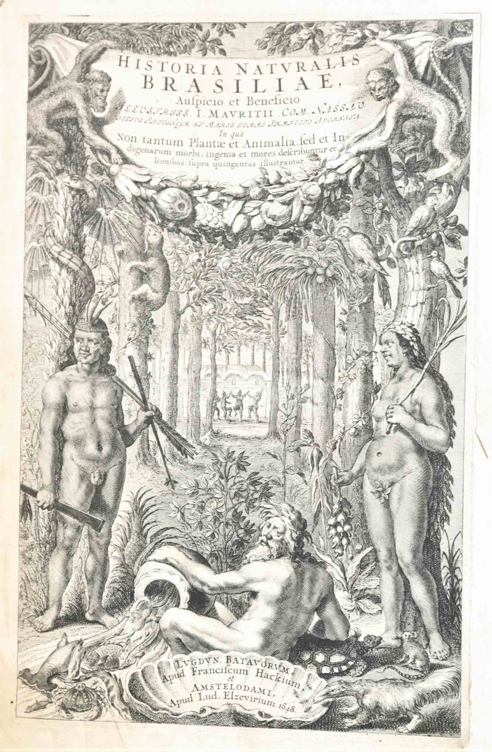 This 1648 first edition copy of Historia naturalis Brasilia
