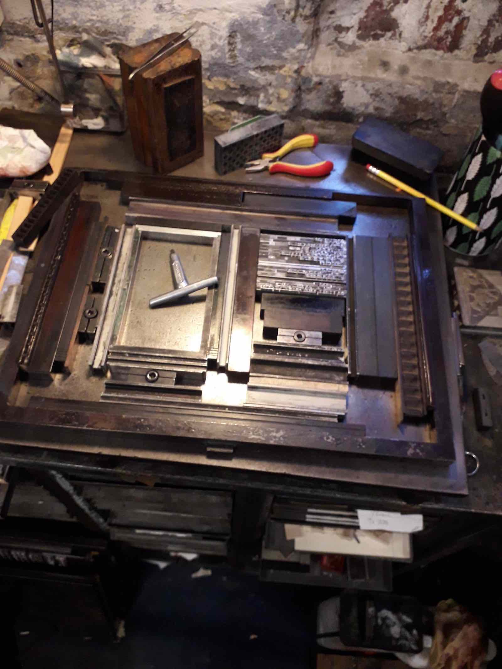 A new work takes shape