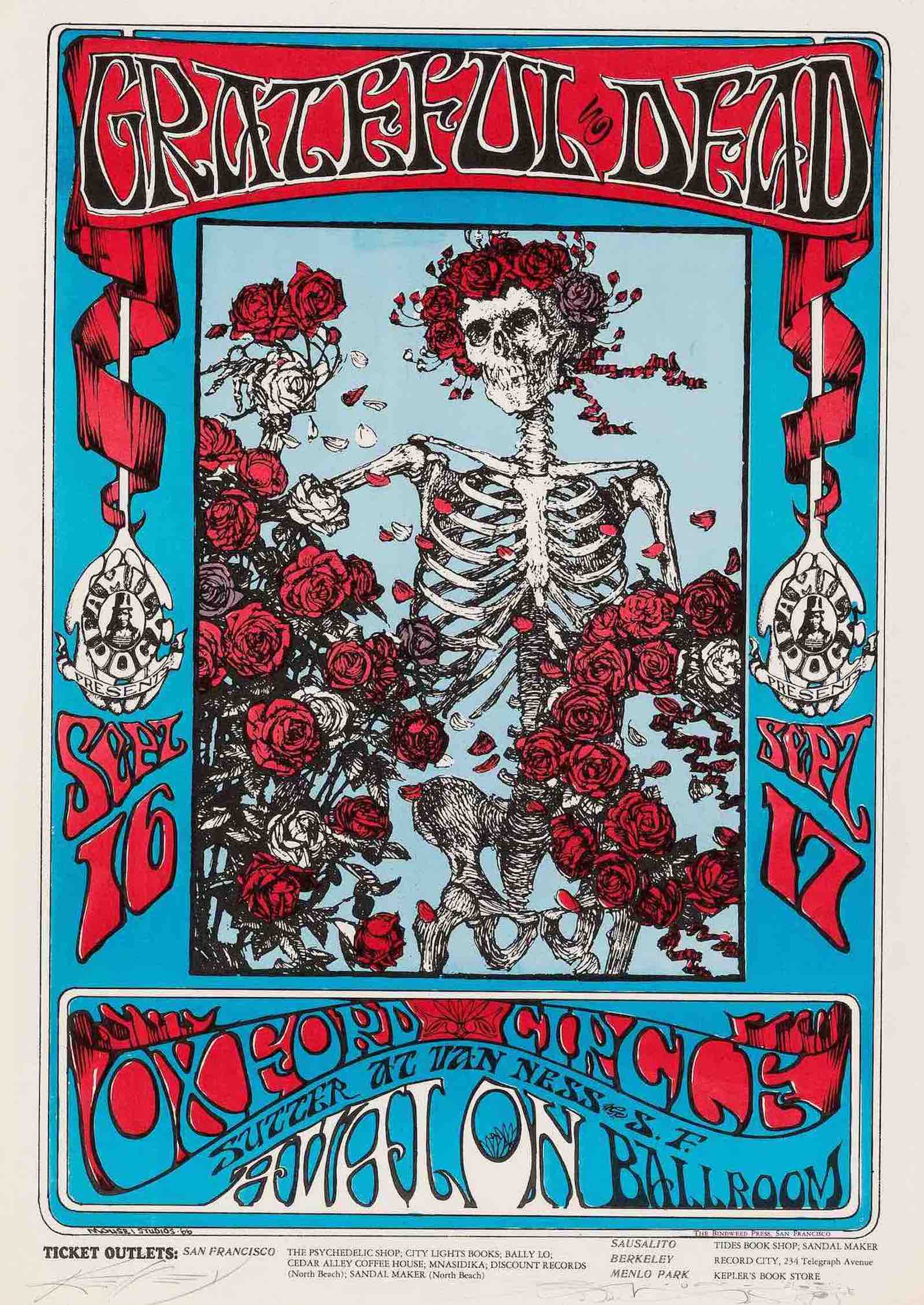 Grateful Dead 1966 'Skeleton &amp; Roses'