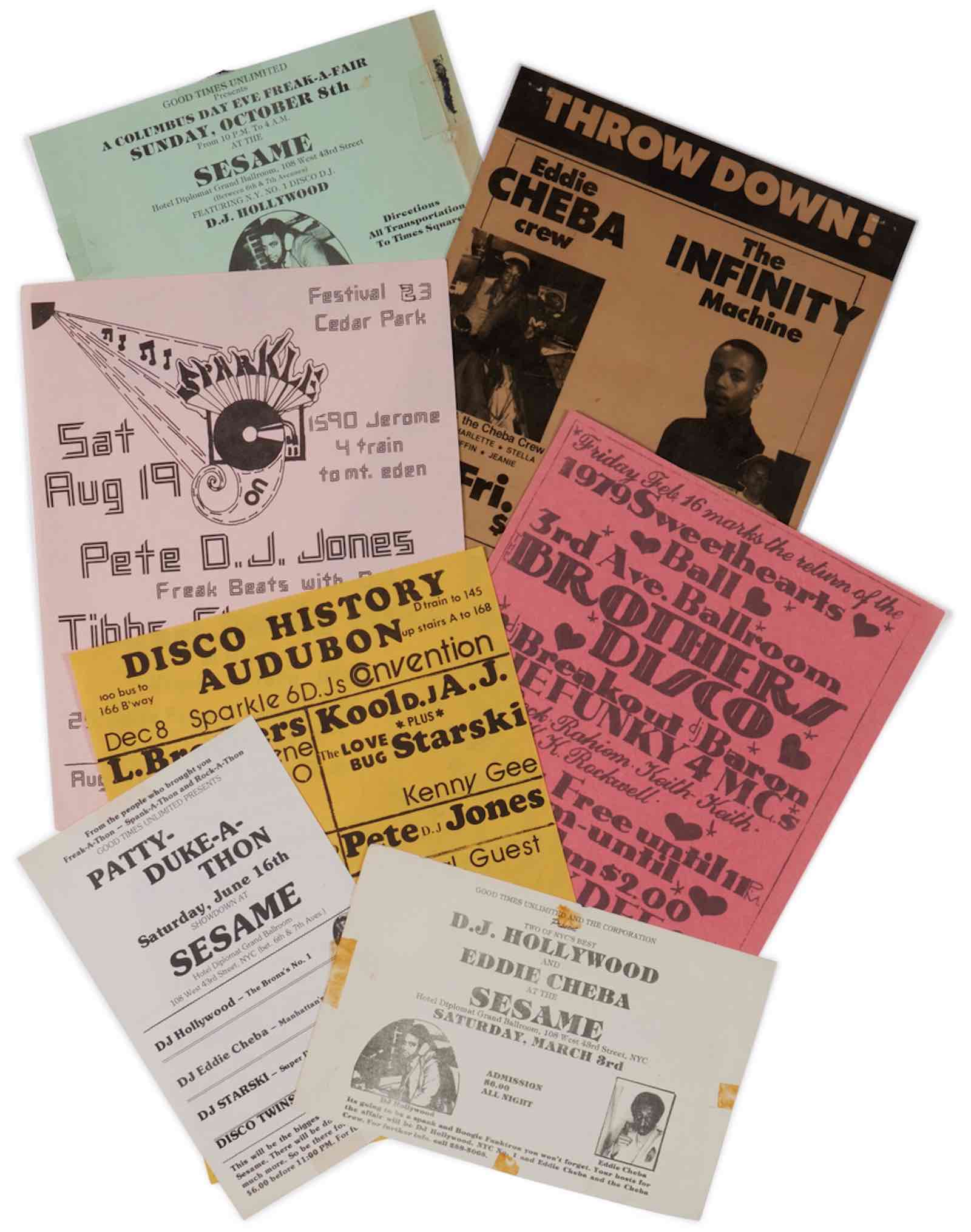 Collection of 7 Hip Hop flyers