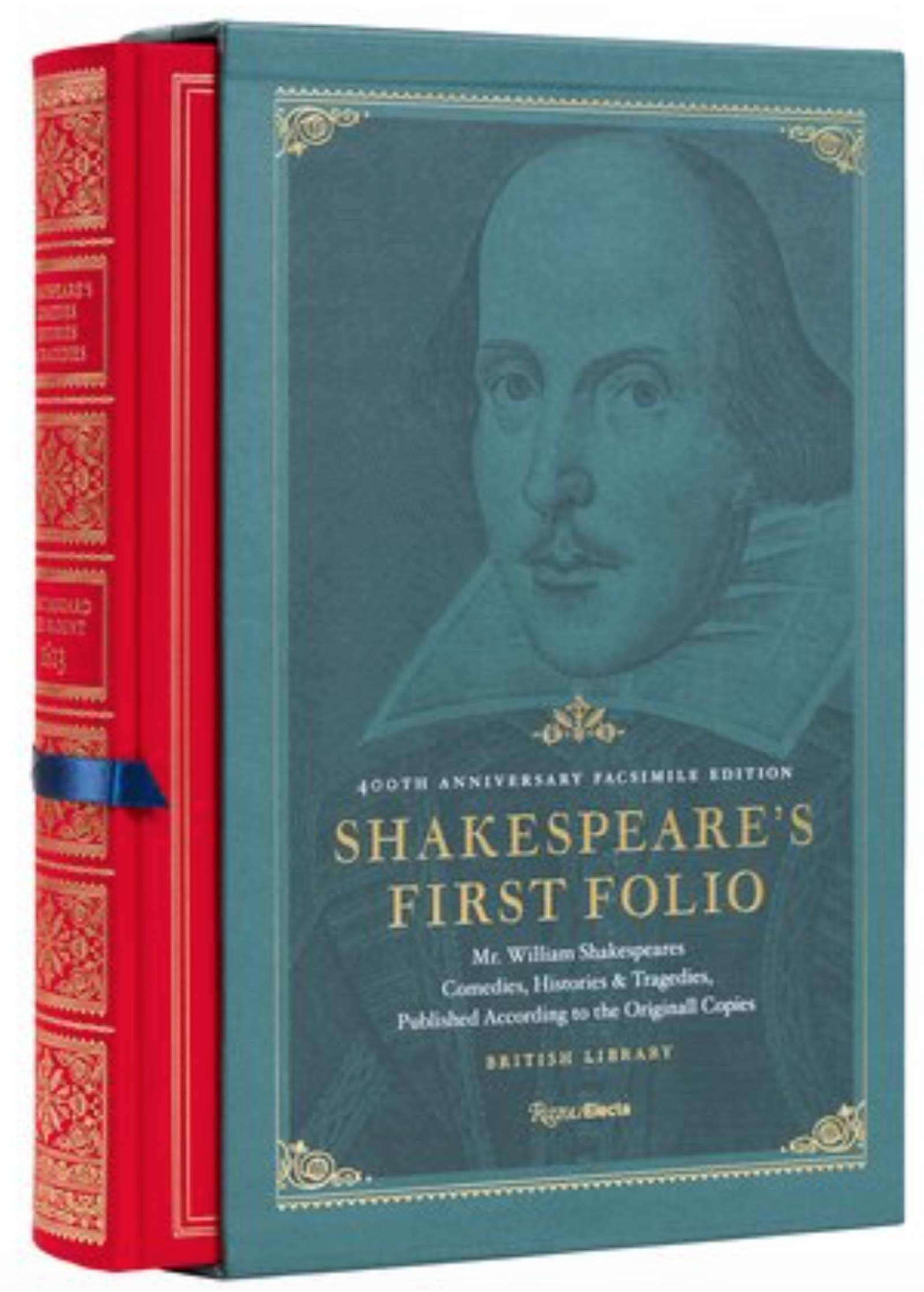 The British Library's First Folio book cover
