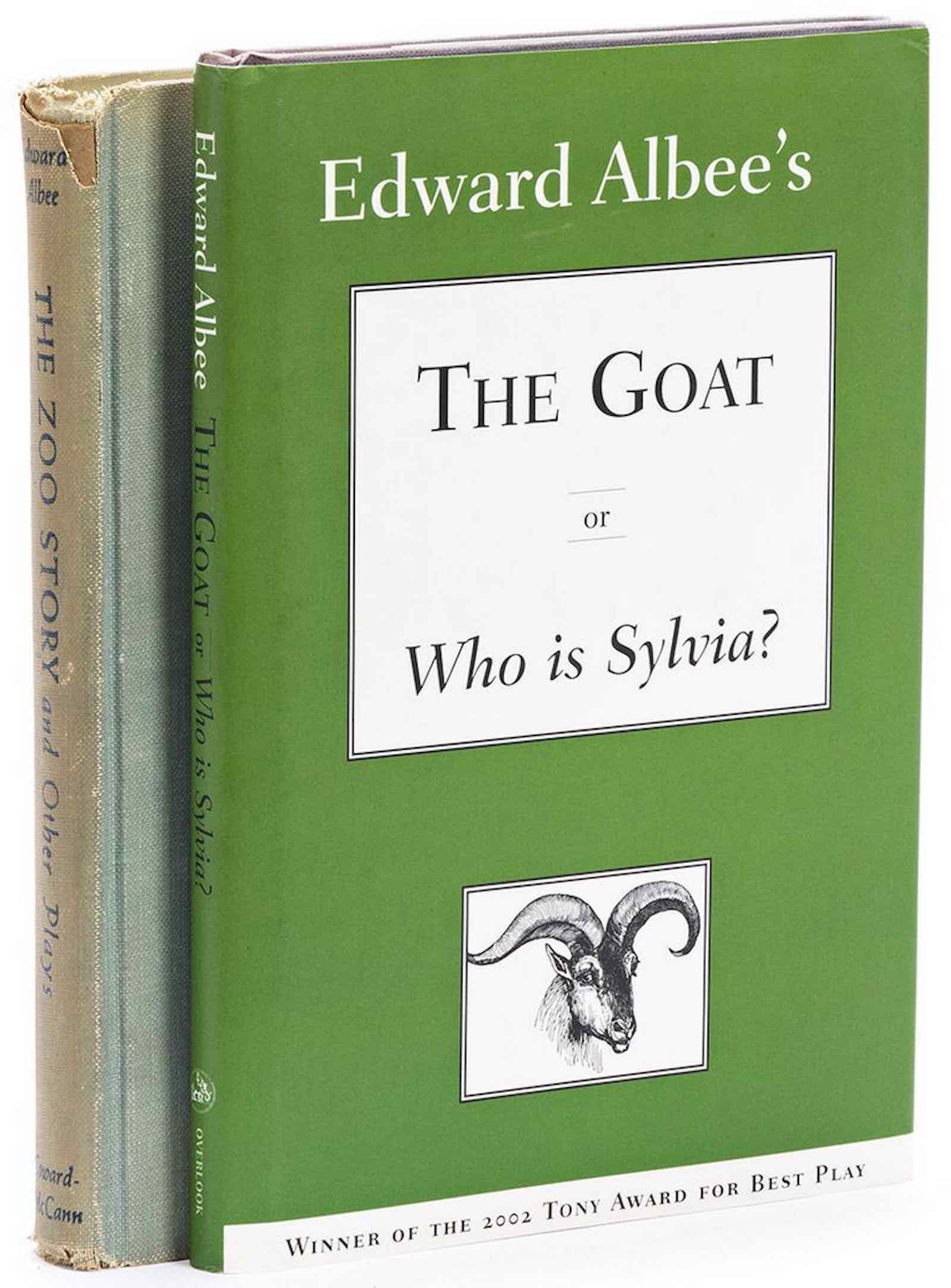 Edward Albee, a pair of inscribed first editions