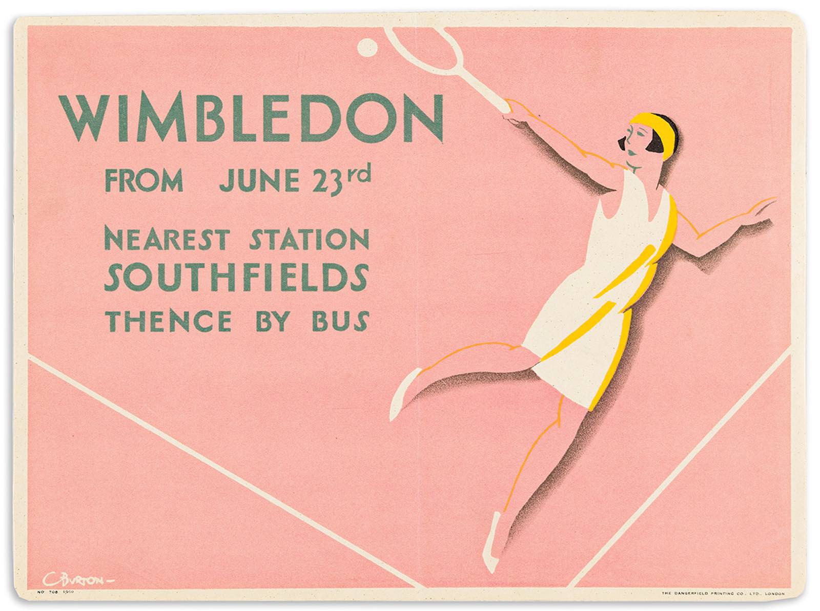 Charles Burton, Wimbledon From June 23rd, 1930