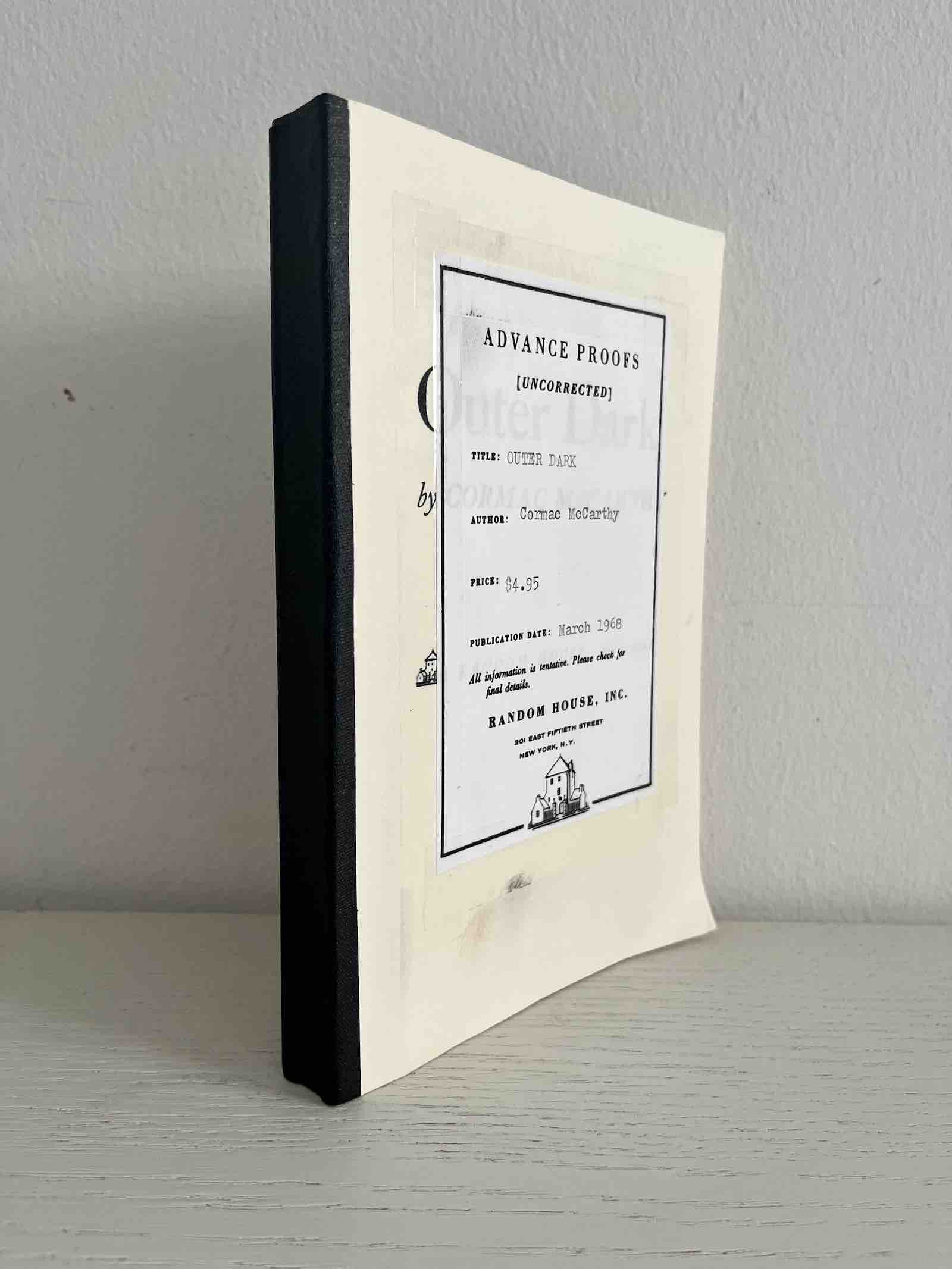 "Advance proofs", actually a forgery, for Outer Dark
