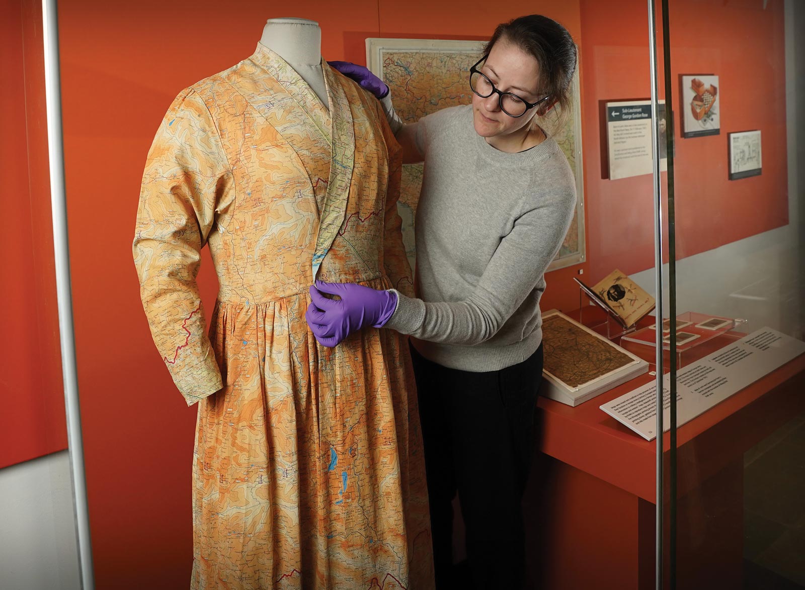 Assistant Textile Conservator Stella Gardner