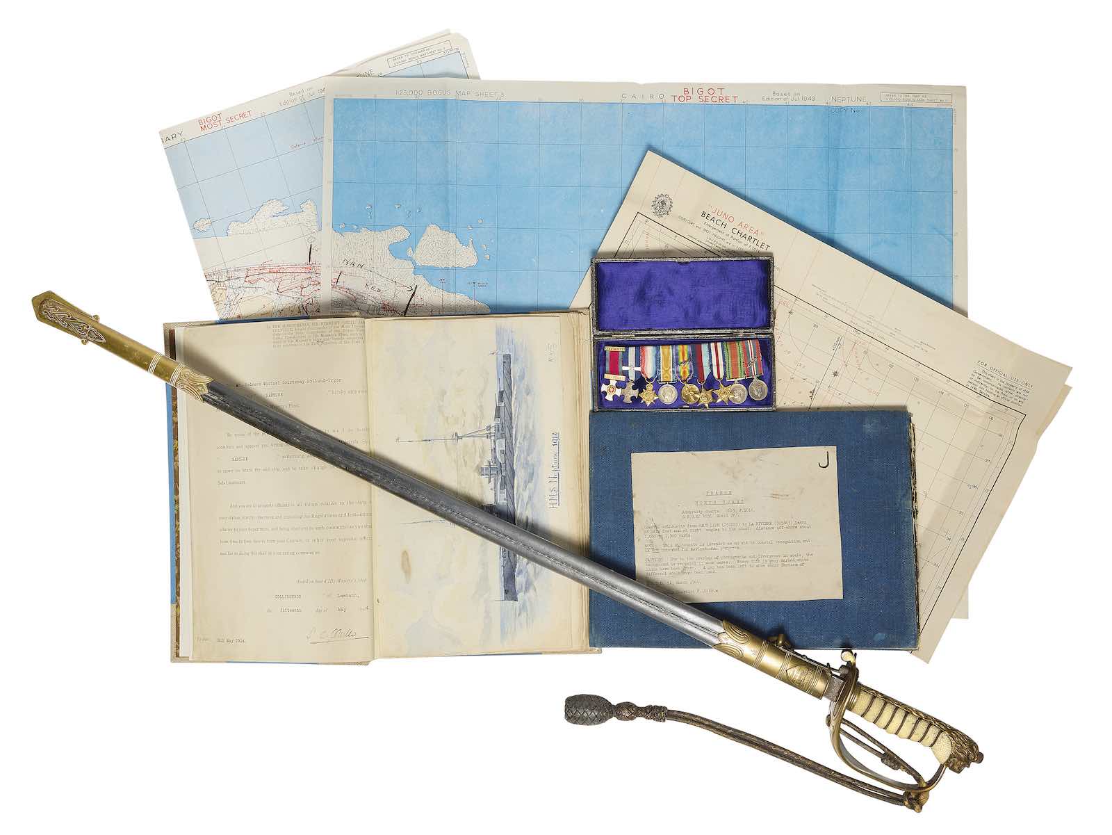 World War II D-Day invasion items
