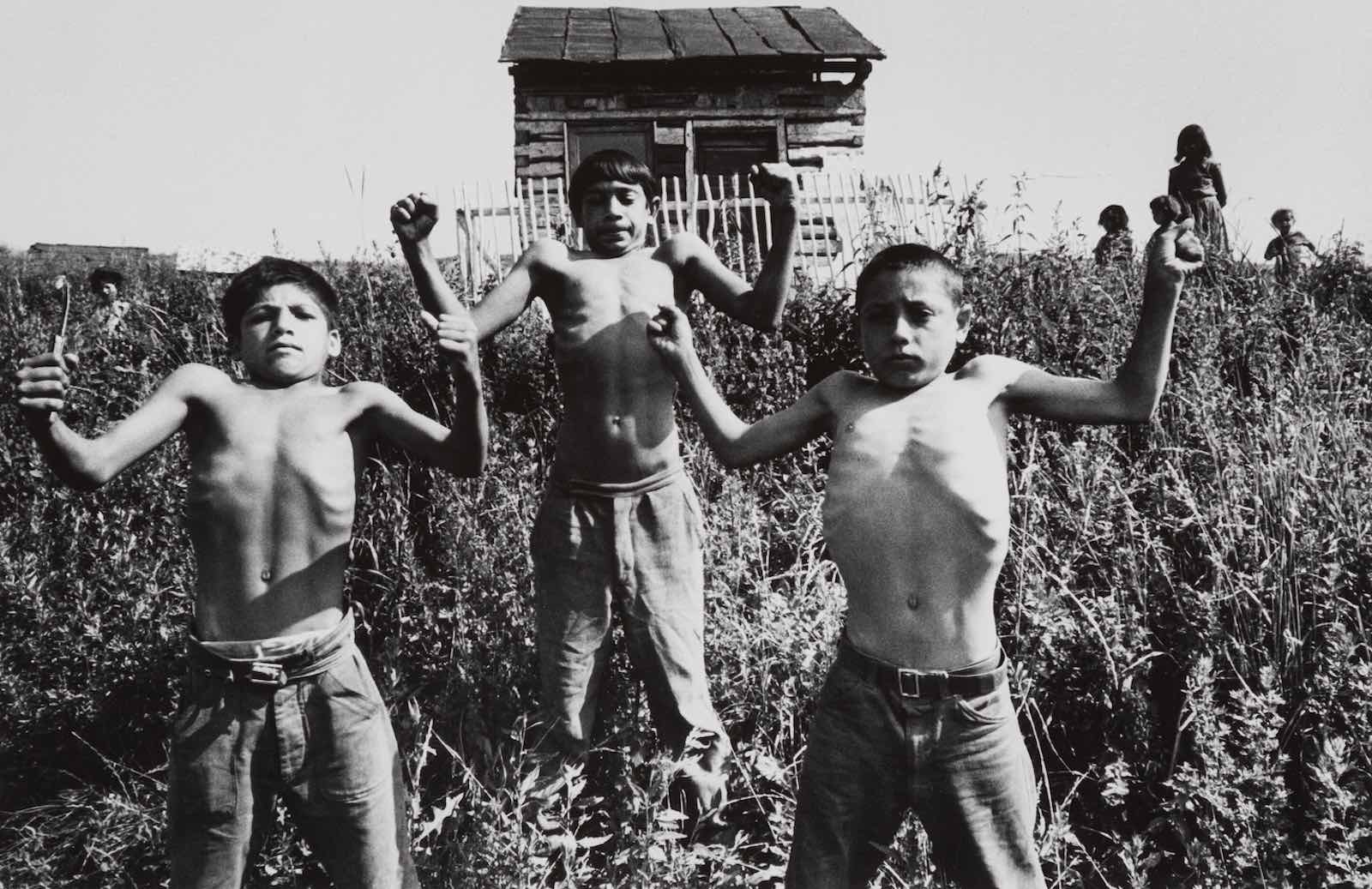 Josef Koudelka’s portrait of three Roma boys