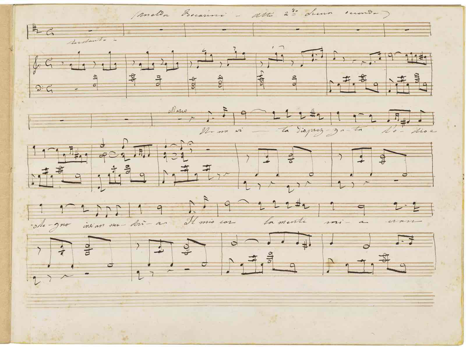 E la vita un mar d'affanni by Giuseppe Verdi