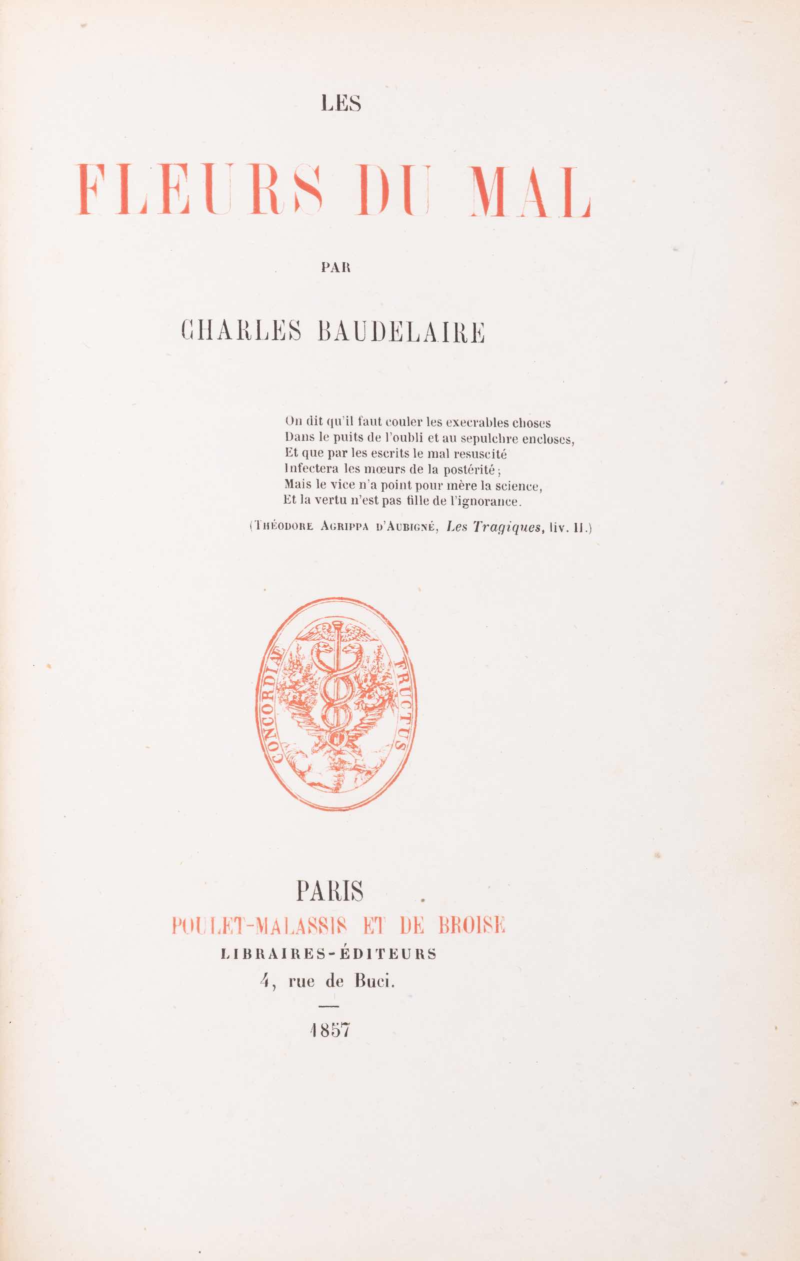 Charles Baudelaire's Les Fleurs du Mal