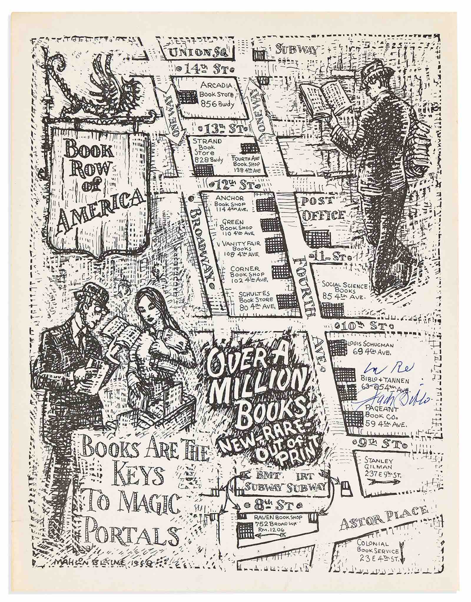 Mahlon Blaine's Book Row Of America