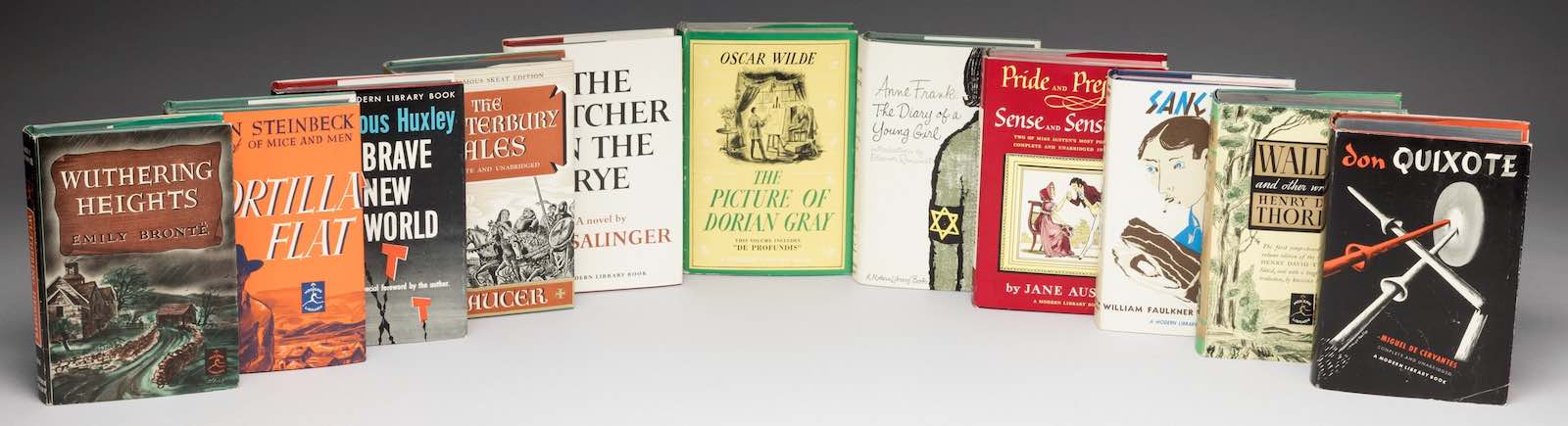 Select titles from the 266-volume complete Modern Library