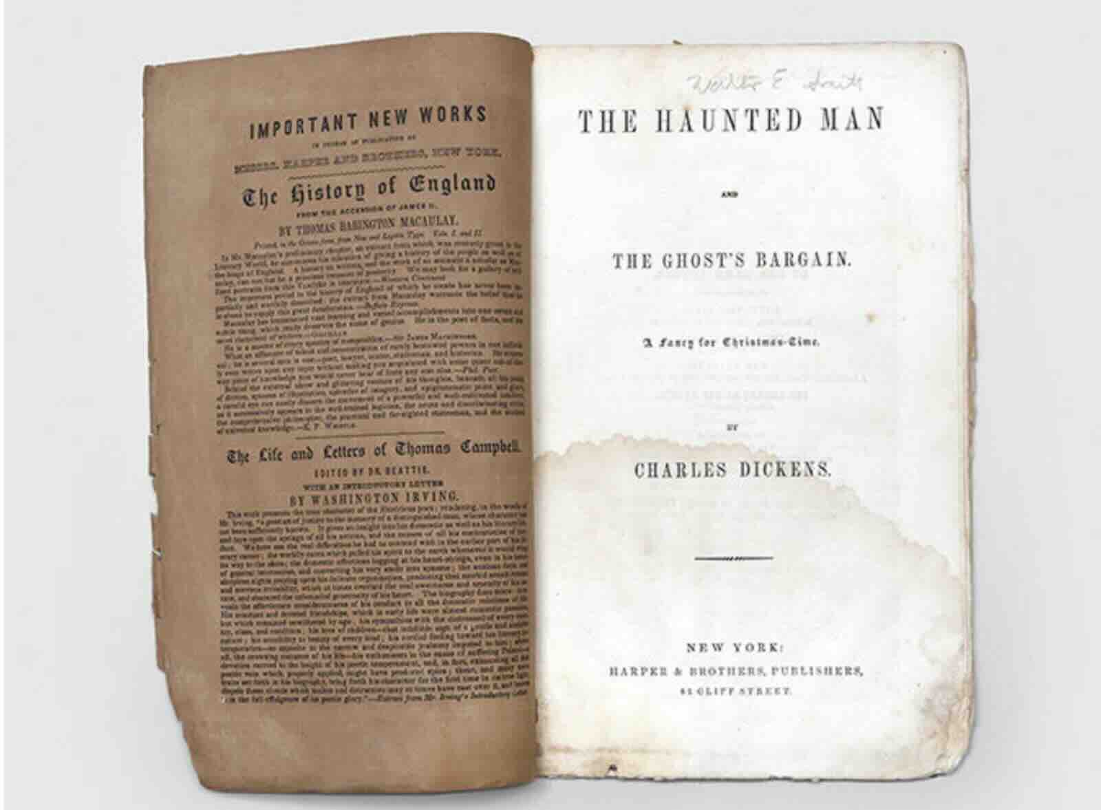 The Haunted Man and the Ghost's Bargain by Charles Dickens