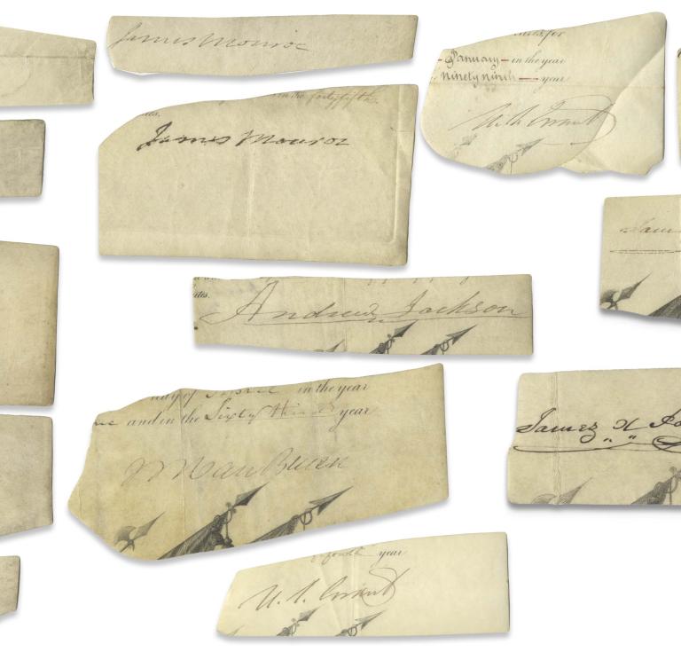 Clipped autographs
