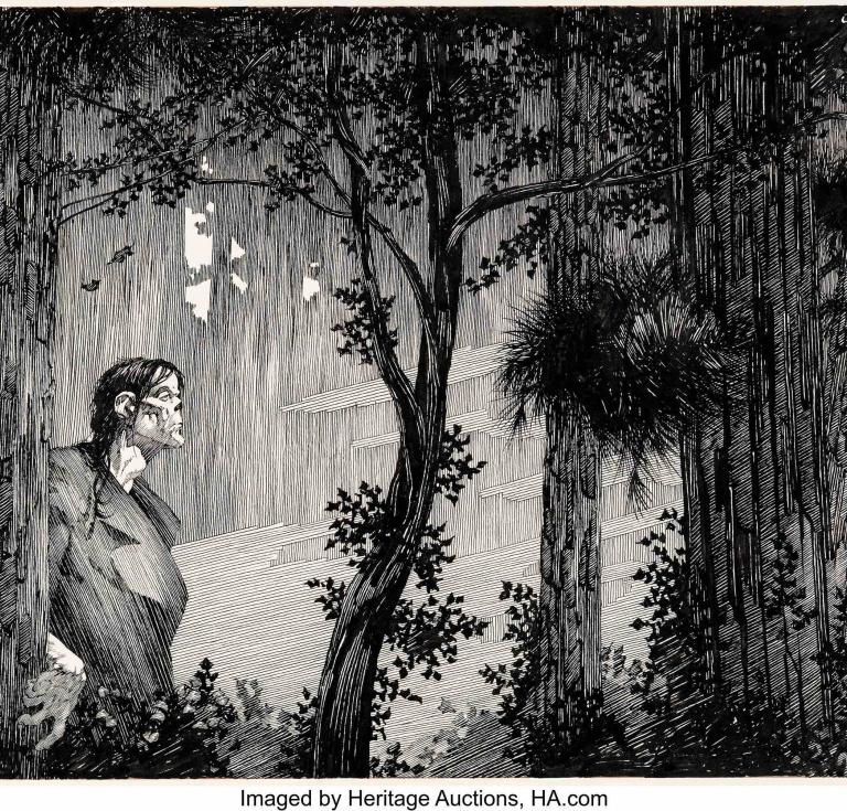 Frankenstein endpapers
