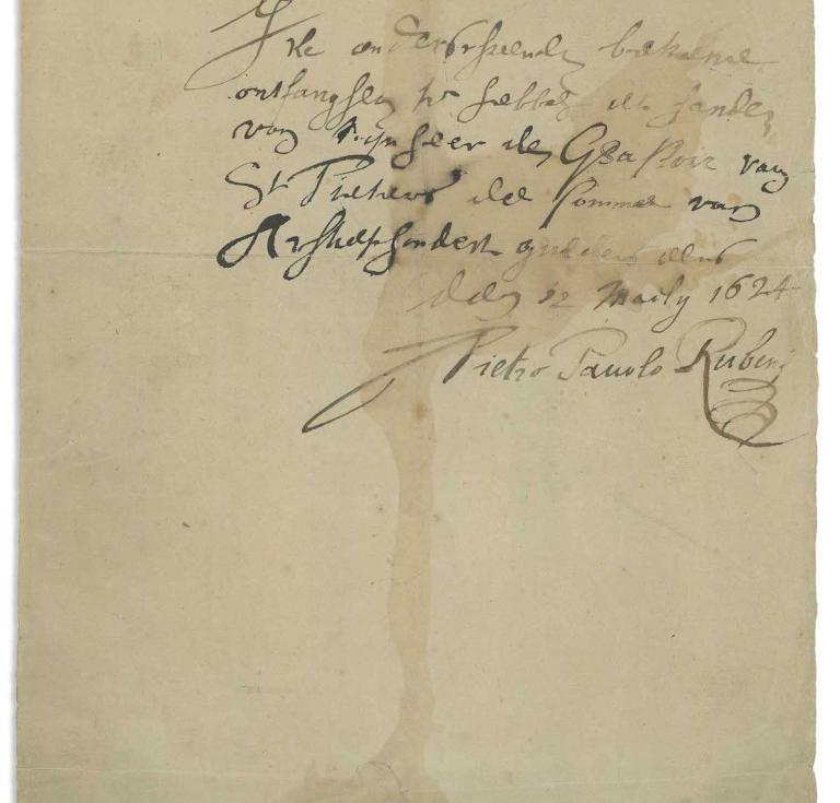 Rubens letter