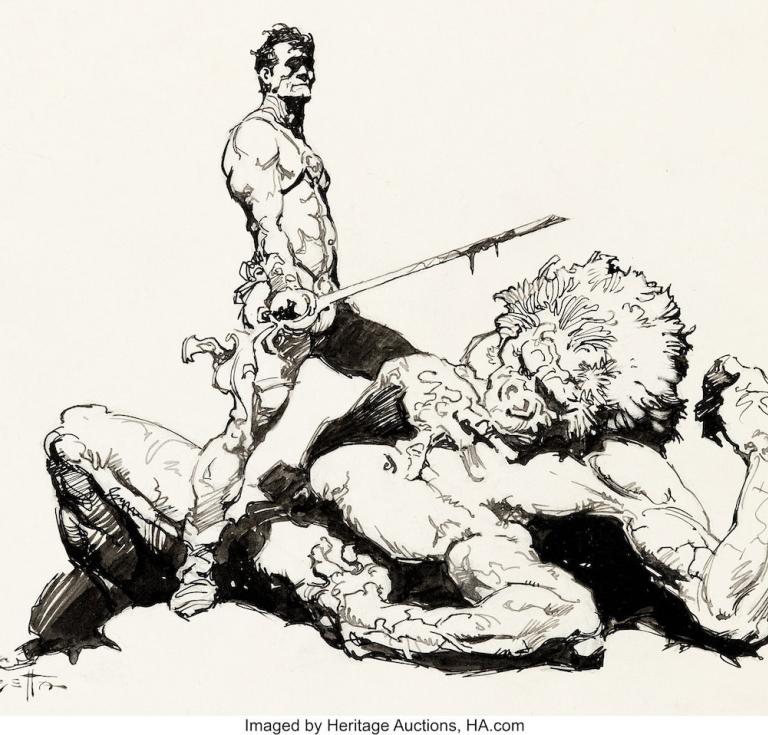 Frazetta Gods of Mars