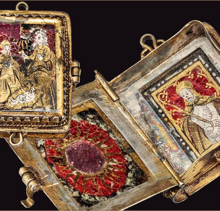 Book-shaped reliquary