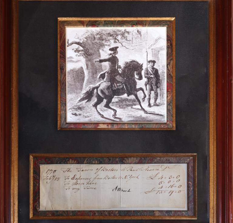 Paul Revere receipt