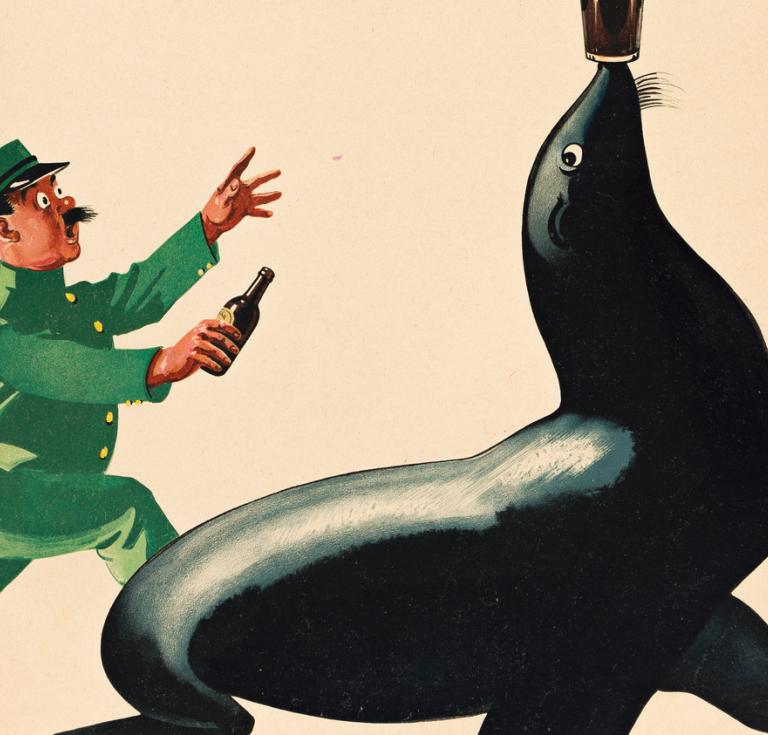Vintage Guinness poster