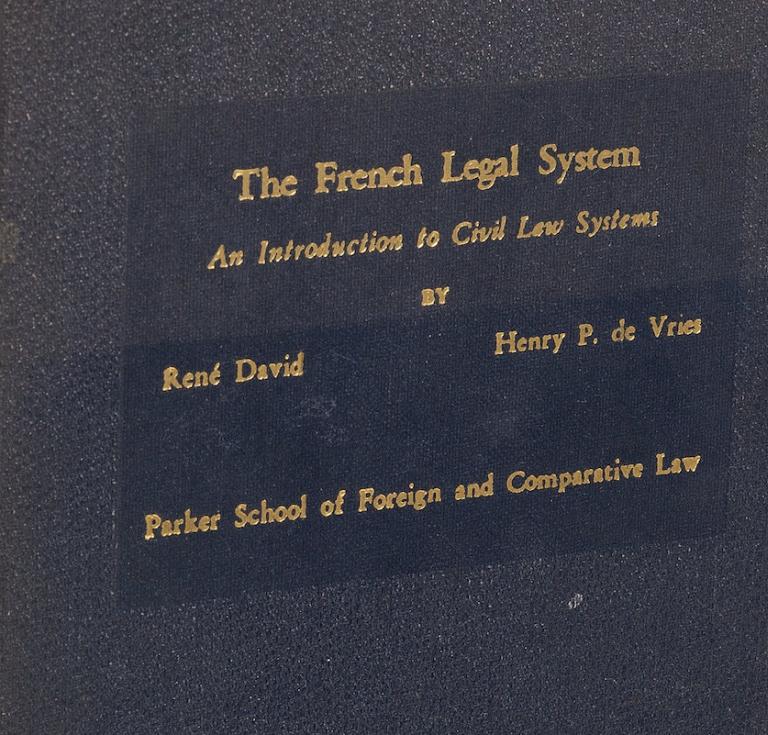 A Columbia Law School textbook once owned by Justice Ruth Bader Ginsburg