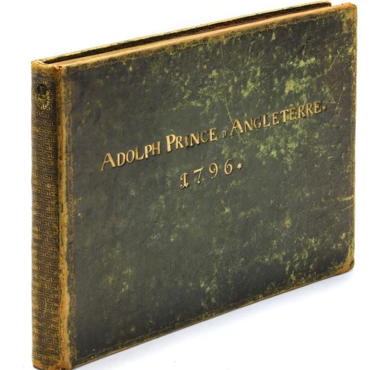 Vocal scores for an unknown opera or musical performance, inscribed ‘Adolph Prince D Angleterre 1796