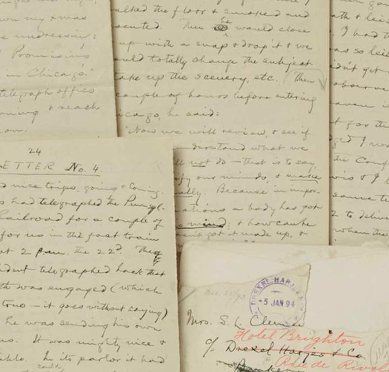 Mark Twain's autograph