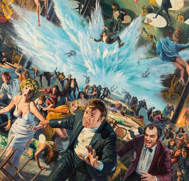 Mort Künstler Final Poster Artwork for The Poseidon Adventure 