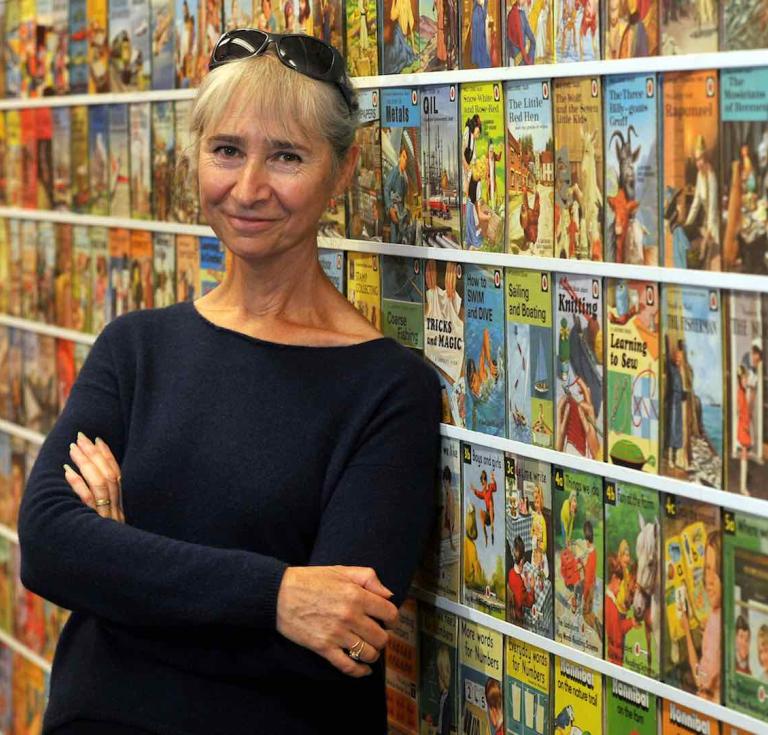 Helen Day at her Ladybird exhibition