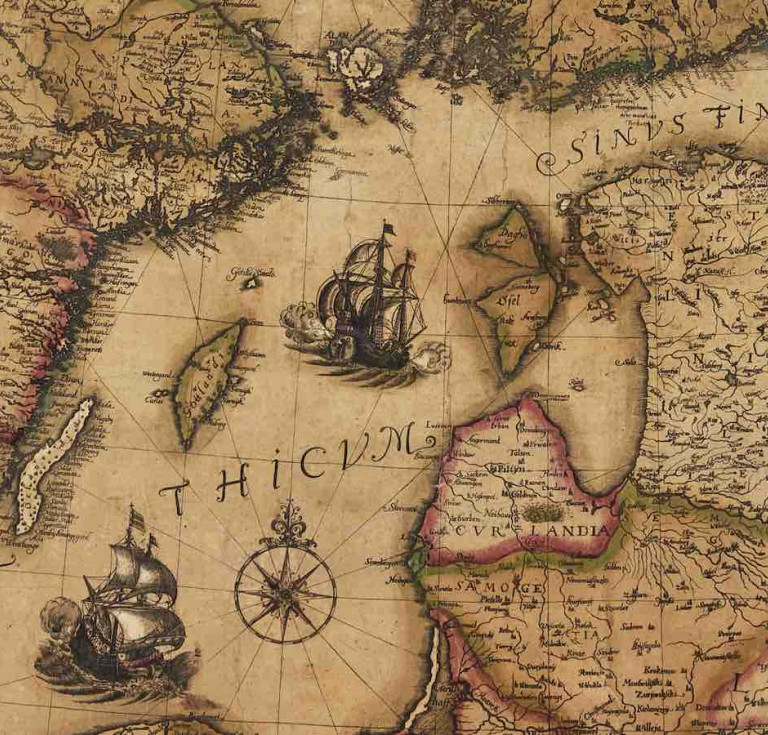 Detail from Orbis Arctoi Nova et Accurata Delineatio 