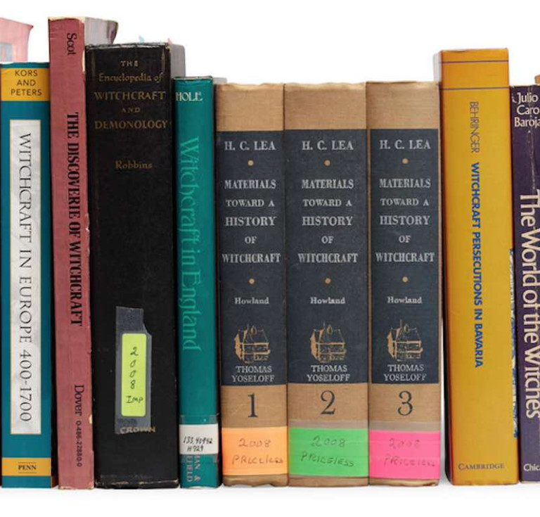 18 titles on witchcraft from Anne Rice’s personal library, sold for $5,120