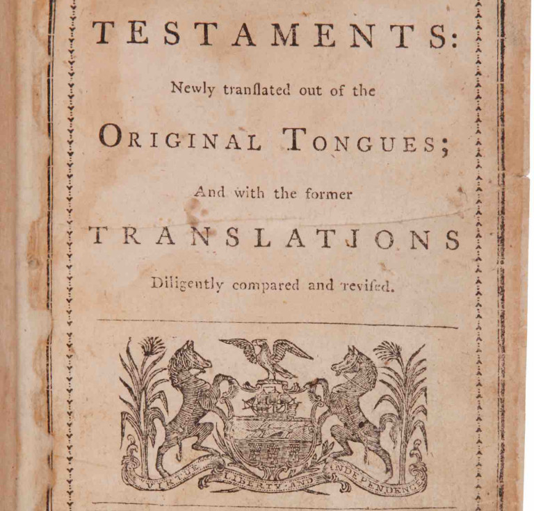 Aitken Bible title page
