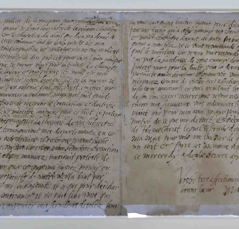 Mary Queen of Scots’ last letter 