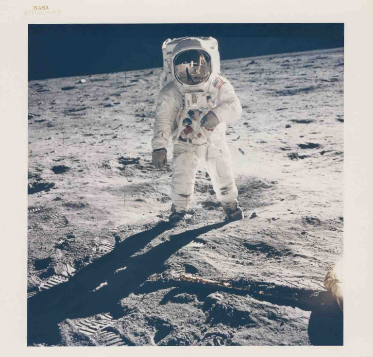 Buzz Aldrin on the Moon with the photographer (€28,160)