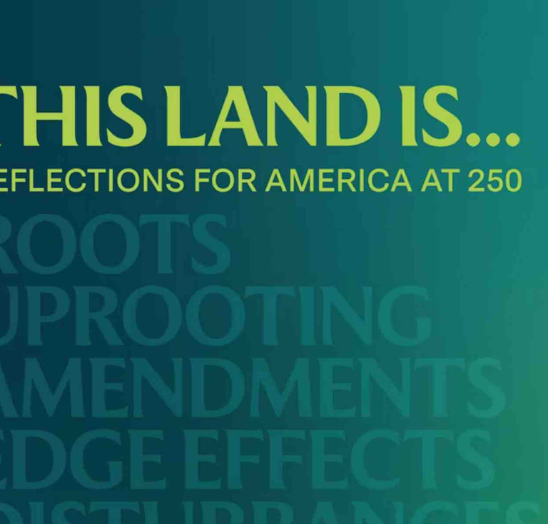 The poster for The Huntington's new 250th anniversary celebrations
