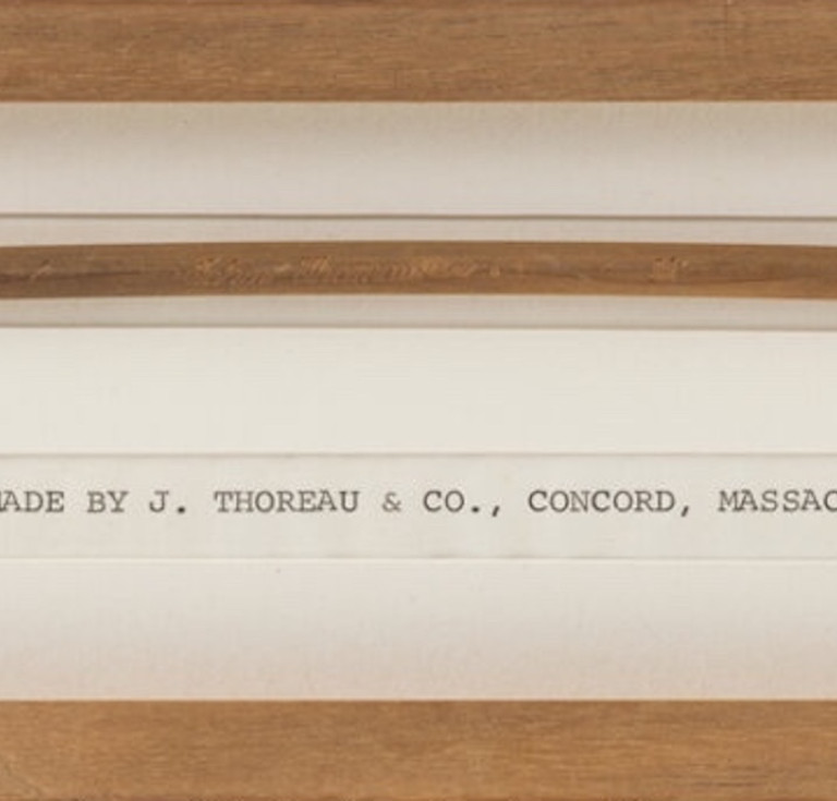 a pencil manufactured by J. Thoreau & Co