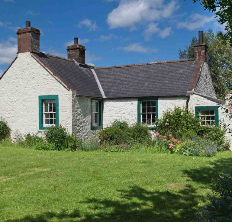 Ellisland Farmhouse, built by Burns