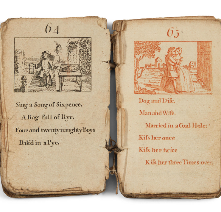 Opening from an unrecorded anthology of nursery rhymes.